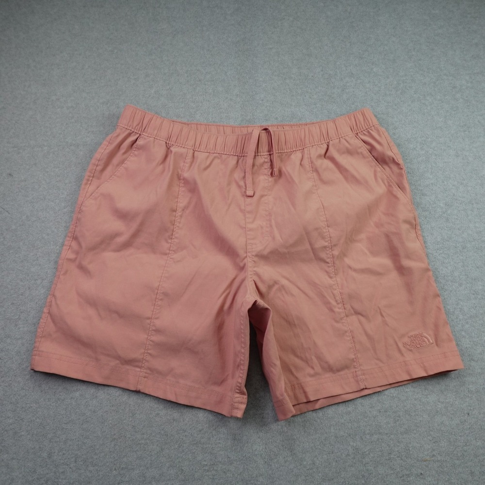 The North Face Shorts Mens Large Pink Outdoor Pull-on Hiking Casual Athletic - Picture 1 of 14